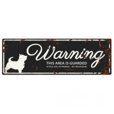 D&D homecollection warning sign terrier black